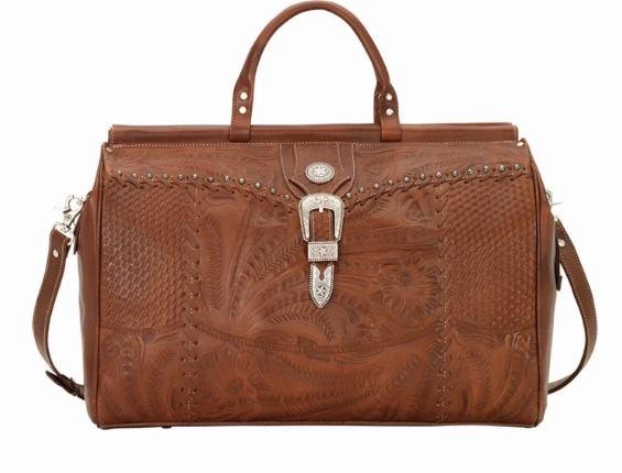 Lightweight Gear Secure Storage American West Handbag Travel Collection: Retro Duffel Luggage Bag