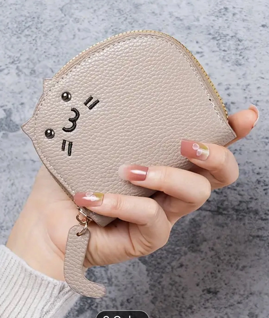 Compact accessory Cat Credit Card Holder
