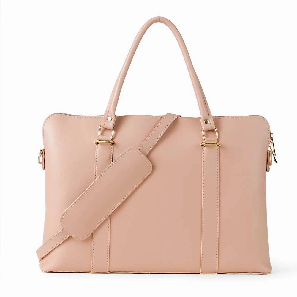 Lightweight Material Slik Laptop Bag (peach)