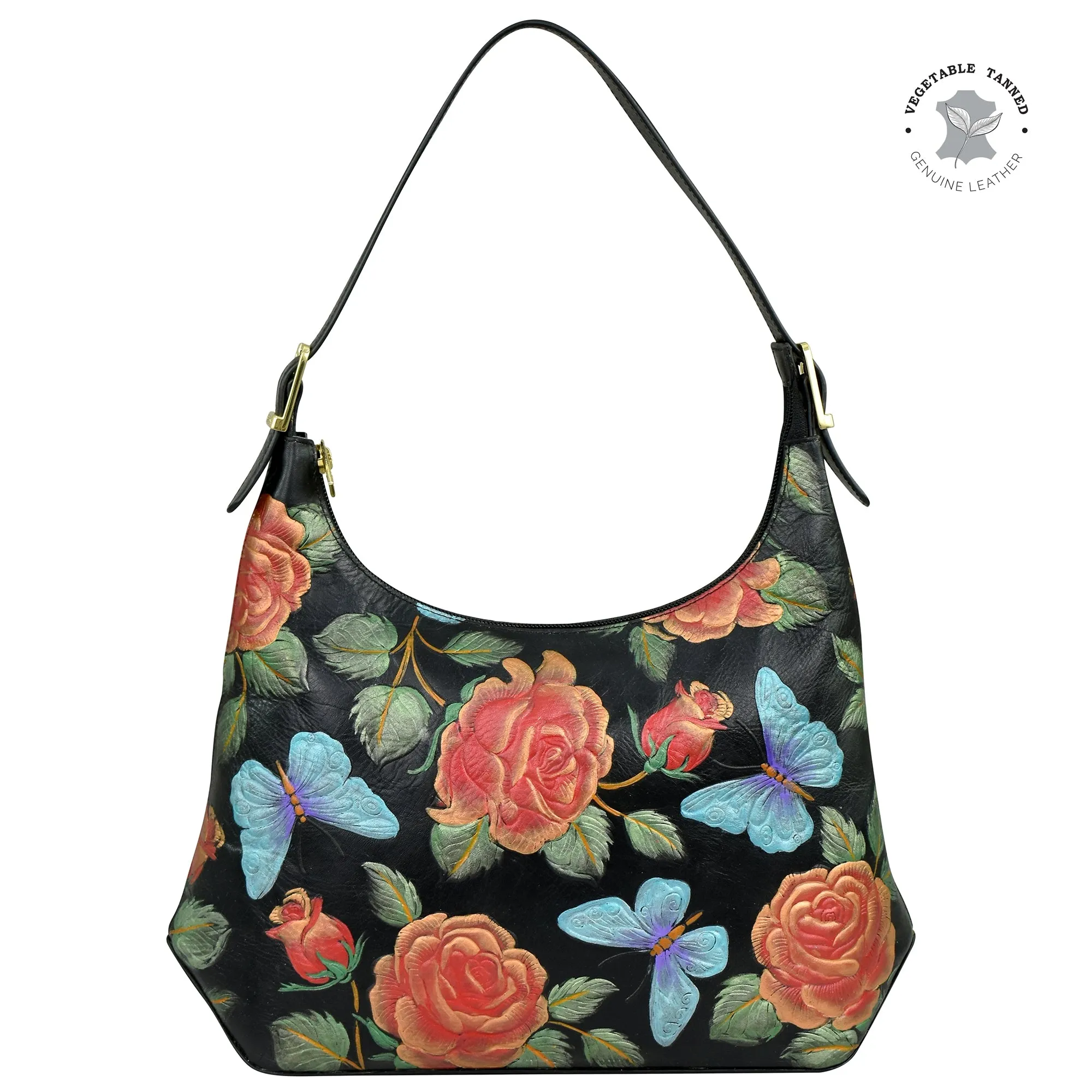 Functional Storage Slim Shoulder Hobo - 714