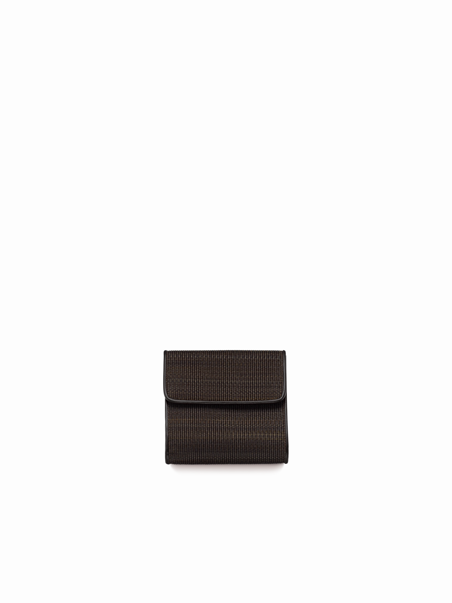 Small Flap Wallet in Horsehair Modern Accessory