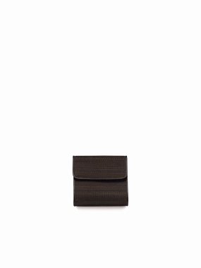 Small Flap Wallet in Horsehair Modern Accessory