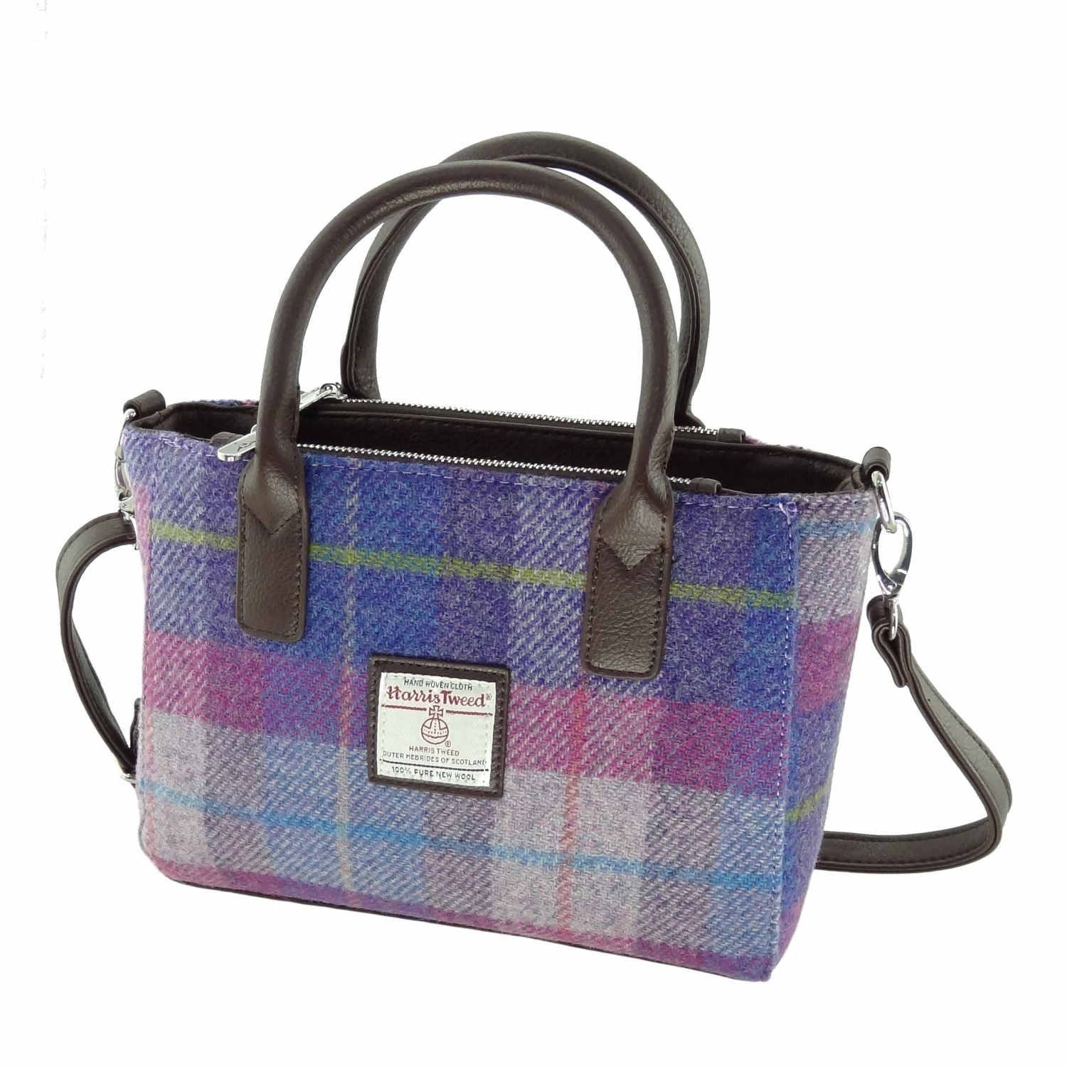 Small Tote Bag 'Brora' with Harris Tweed? Formal Accessory Smart Accessory