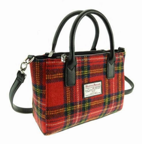 Small Tote Bag 'Brora' with Harris Tweed? slim fit