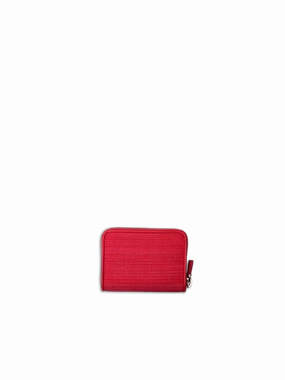 Small Zip Wallet in Horsehair and Minimalist credit card pouch.