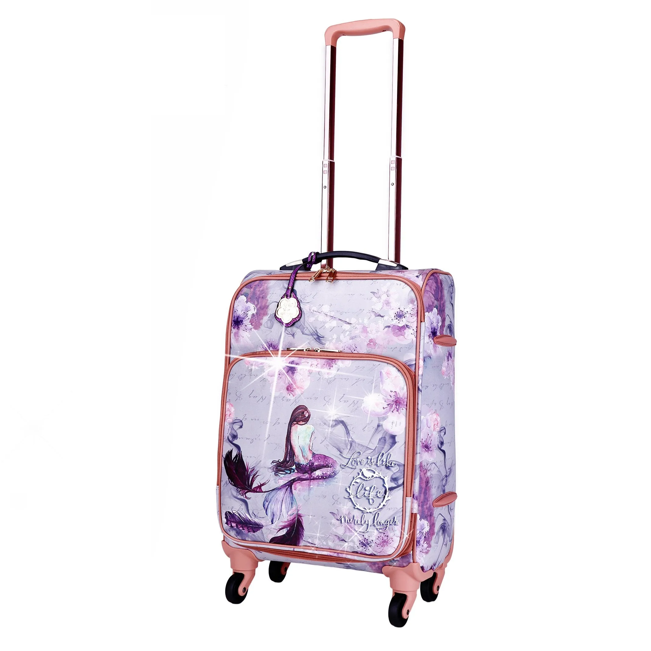 Elegant Touch Timeless Daily Princess Mera Carry on Luggage With Spinner Wheels