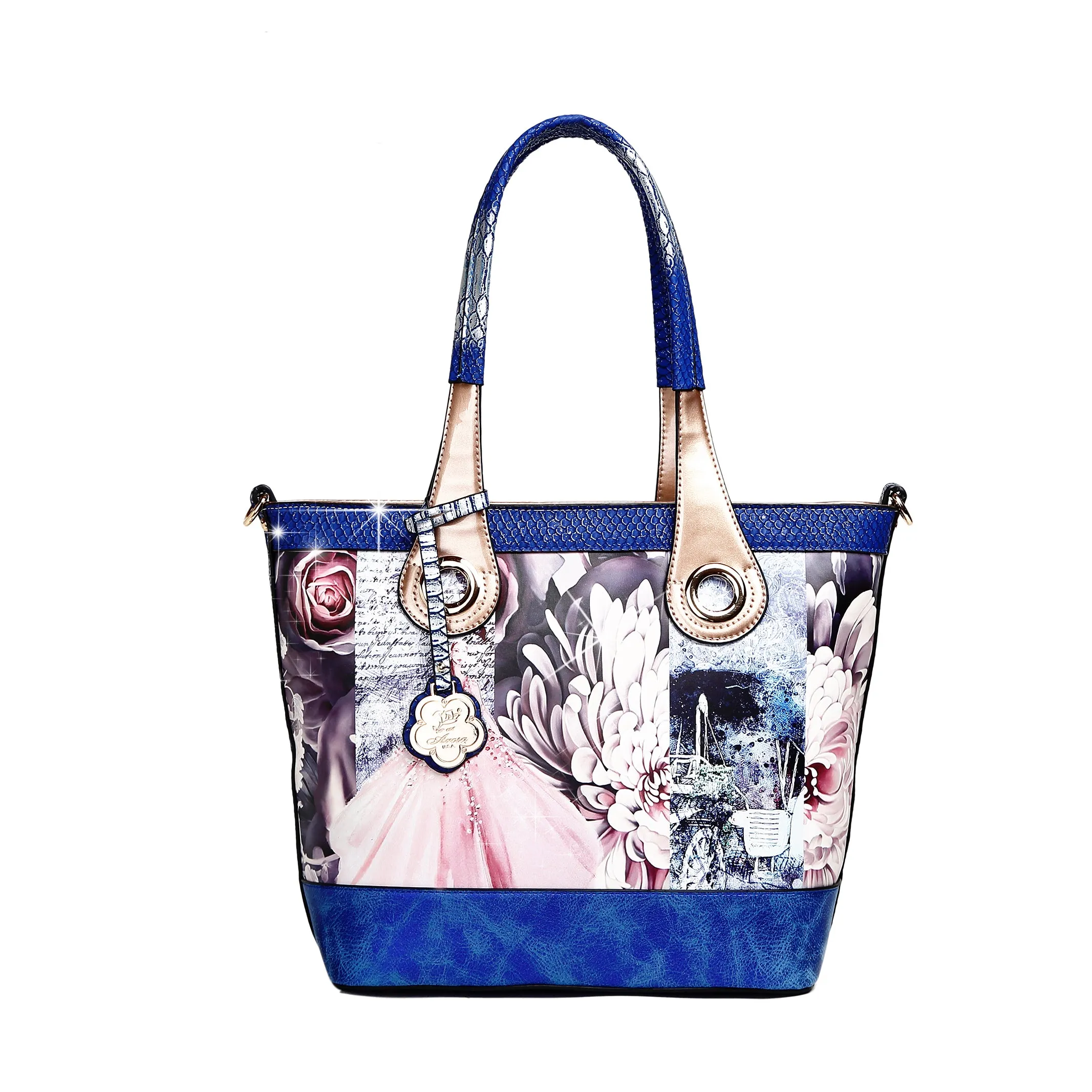 Elegant Street Refined Feature Arosa Elegant Blossoms Tote Bag