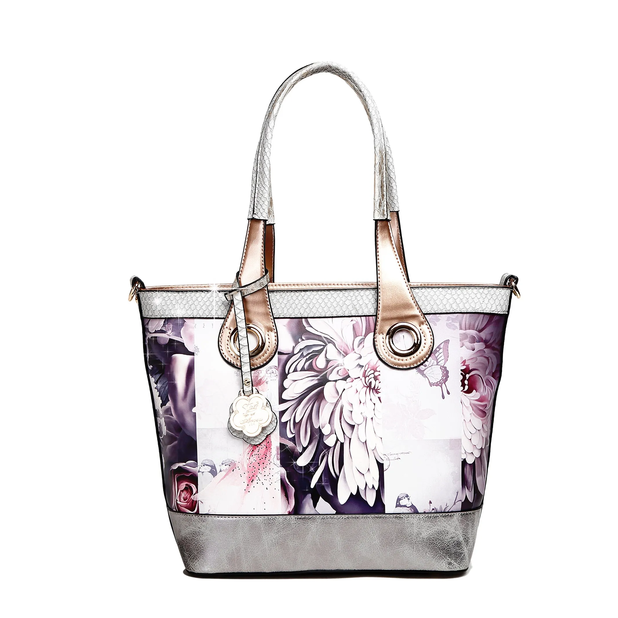 Signature Line Arosa Elegant Blossoms Tote Bag