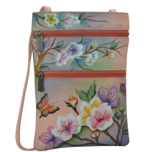 Mini Double Zip Travel Crossbody - 448 Workday Outfit Refined Finish