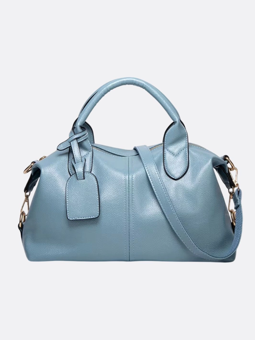 Stylish Functionality Elegant Leather Satchel Bag ?C Versatile Handbag with Detachable Strap