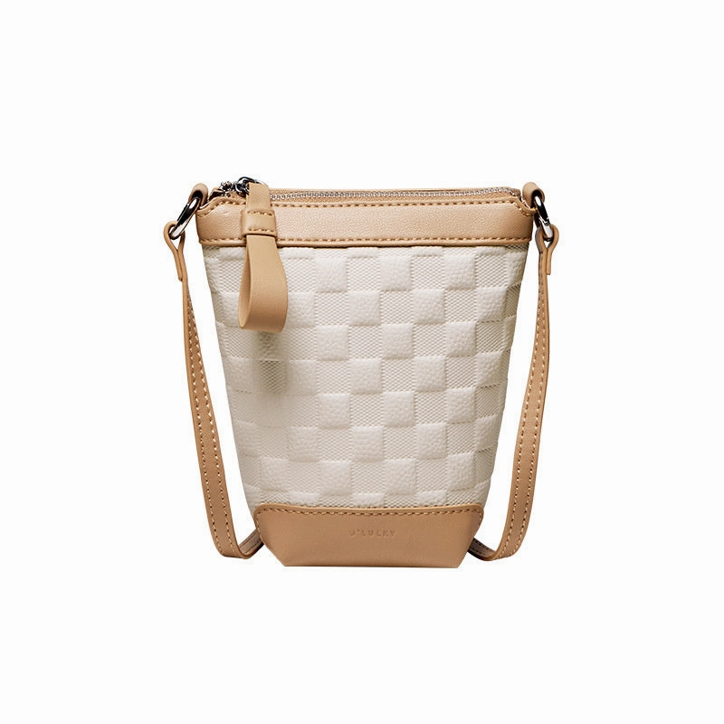 Fashion Focus Strong and durable materials built to last Evienne | Beige Woven Crossbody Bag ?C Casual Elegance & Everyday Versatility