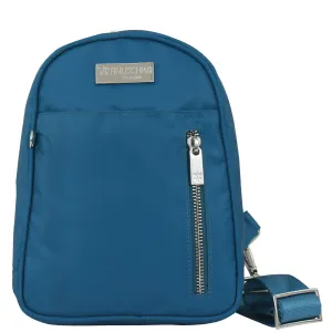 Wanderlust Luxe Fabric Sling - 12031 Trendy Style Rust Orange