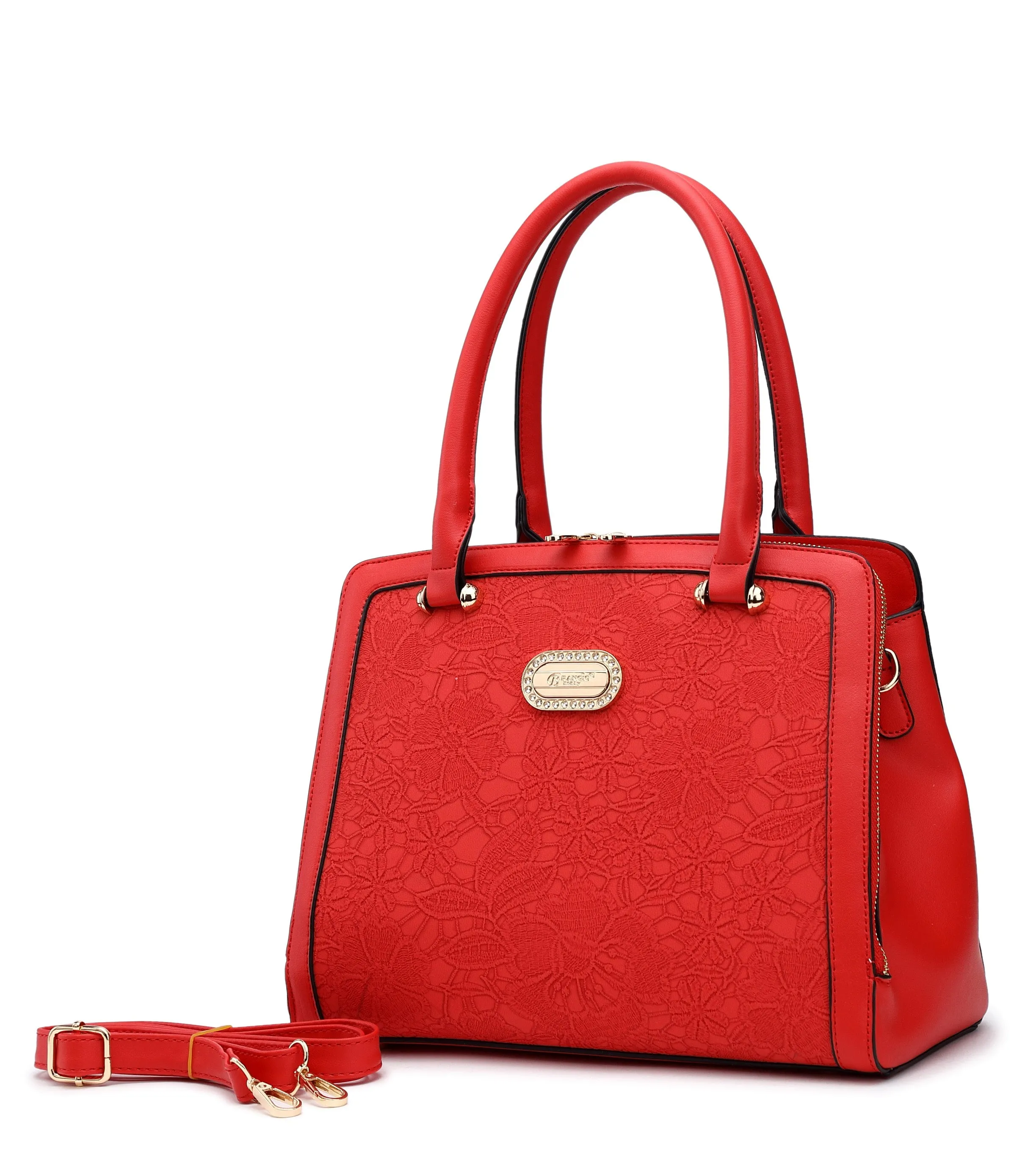 Global Trend Modern Design Blossoming Love Floral Shoulder Bag