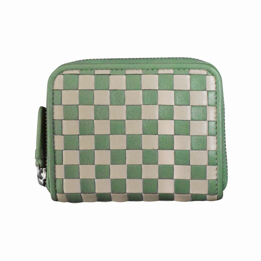 ILI New York 7104 CHECKERBOARD ZIP AROUND WALLET *FW2025 Urban Lifestyle