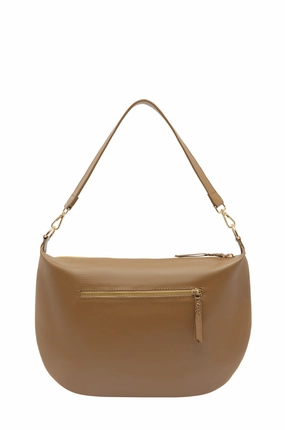 Melissa Bag Tan Soft Leather Large Modern Adventure