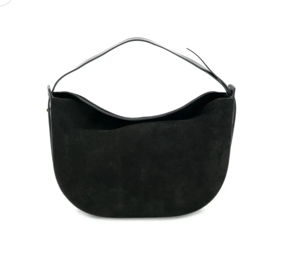 City Commuter Sofia Black Suede Tote BC Bag
