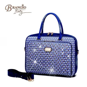 Chic Utility Office Lifestyle Galaxy Stars Crystal Stud Laptop Office Bag