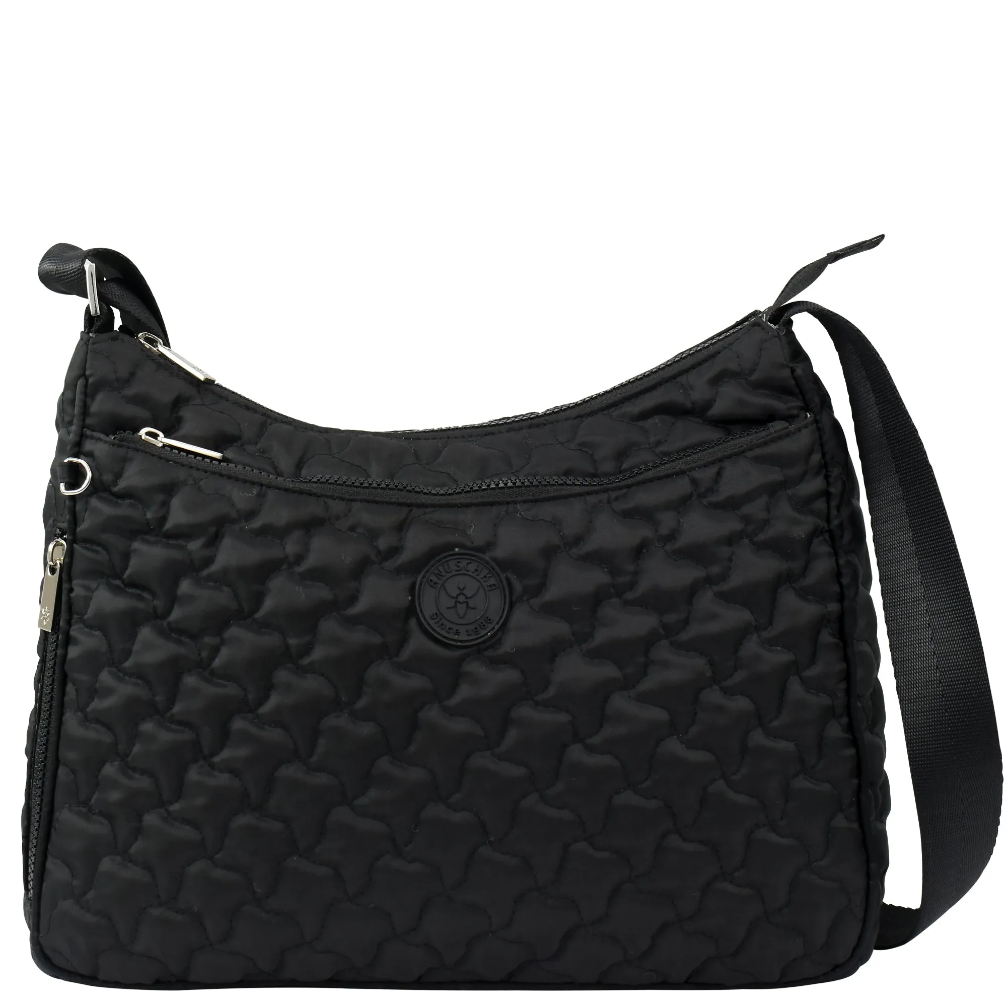 Sophisticated Edge Wanderlust Quilted Fabric Hobo - 16011