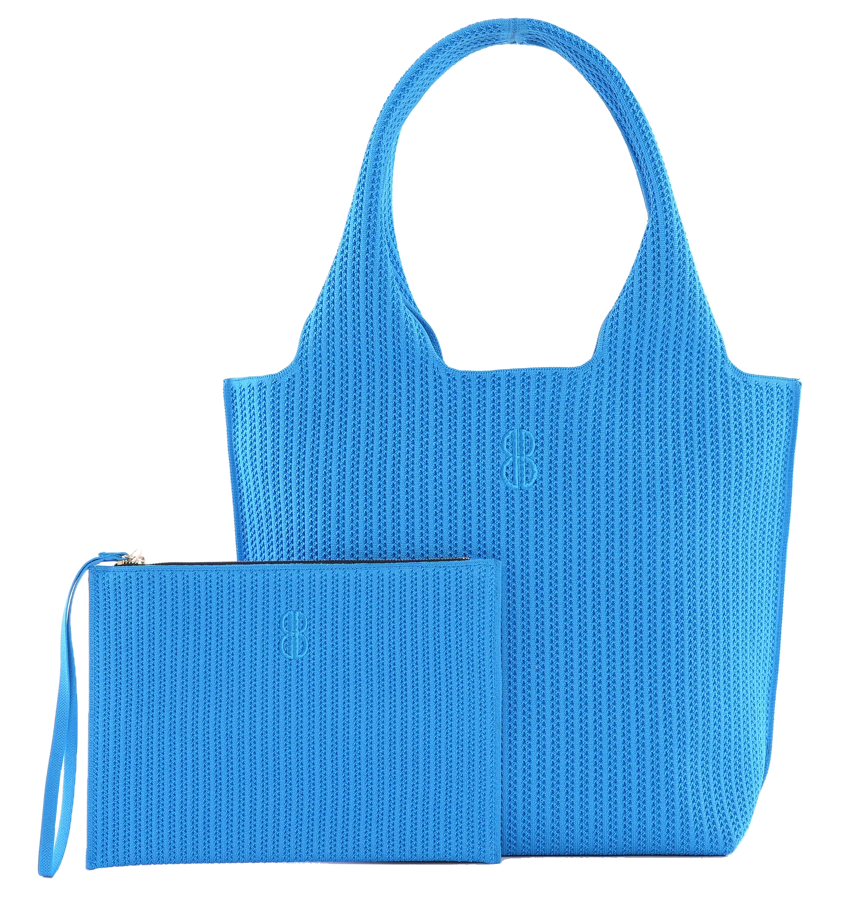 Sutton City Tote - Blue Stripe - Medium Eco-Friendly Shopper Durable Fabric