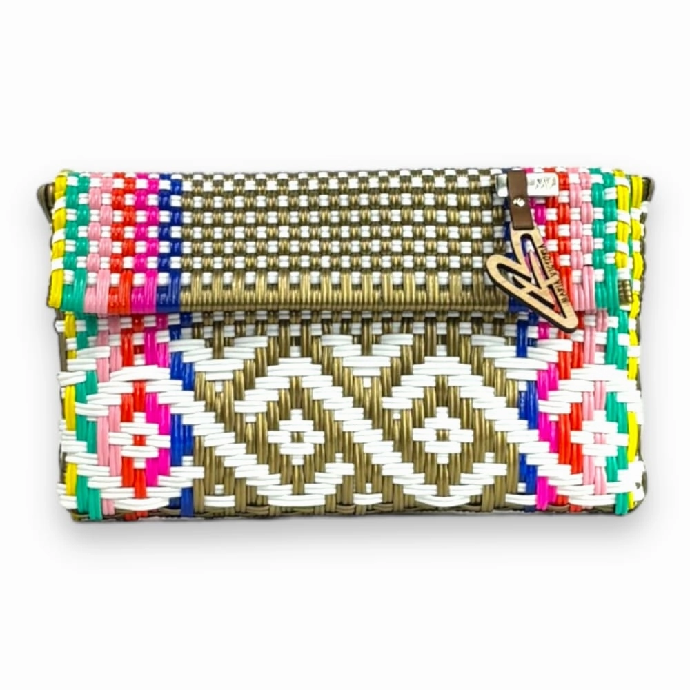 Maria Victoria | Spark DI | Upcycled, Handwoven, Clutch Classic Fashion Wardrobe Essential