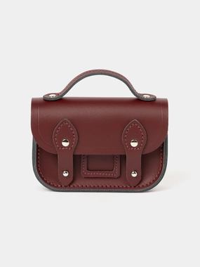 Fashion Statement Business Travel The Micro Satchel - Oxblood