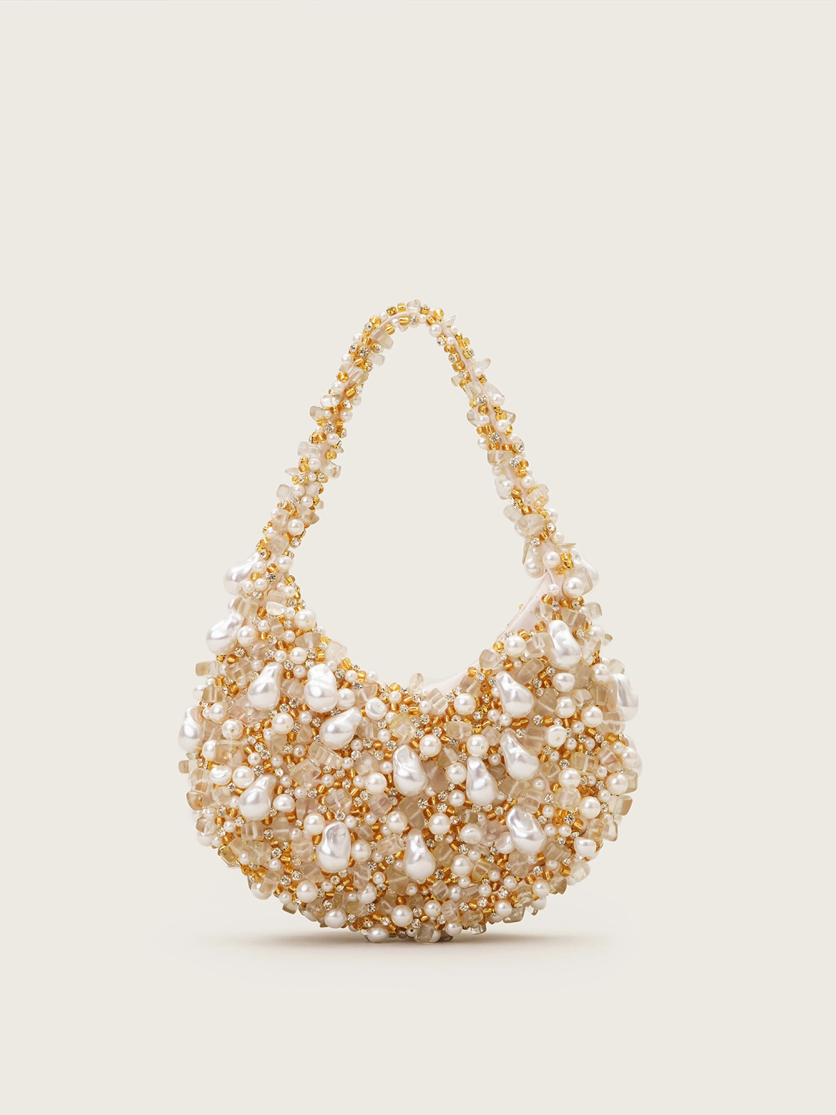 Crystal Embellished Purse Romantic Clutch Soleil Pluvieux Bag