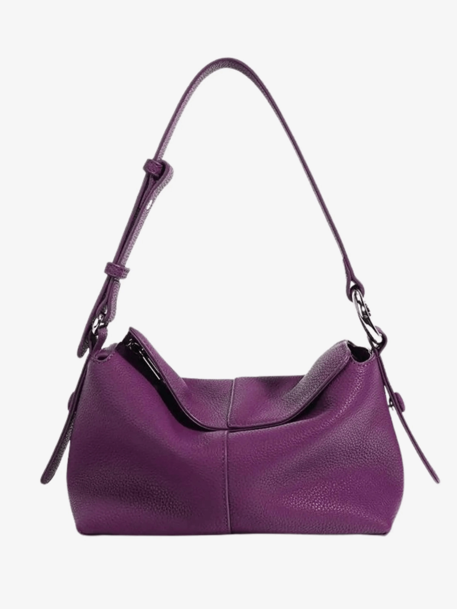 Sophie | Luxe Taupe Leather Shoulder Bag ?C Effortless & Chic Soft Leather