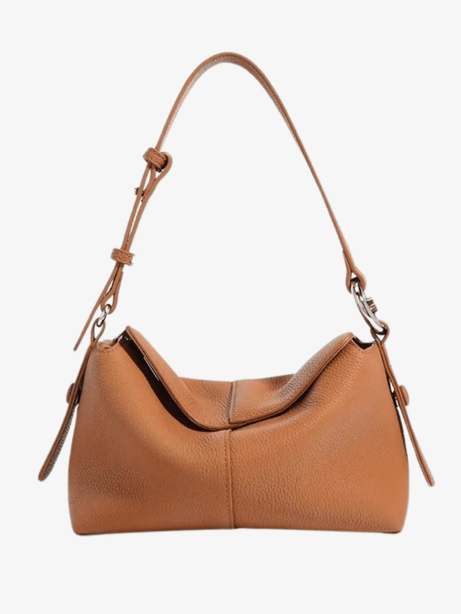 Sophie | Luxe Taupe Leather Shoulder Bag ?C Effortless & Chic Casual Fashion Urban Minimalist