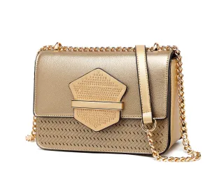 Brangio Blush Geometric Crossbody Bag Classic Construction