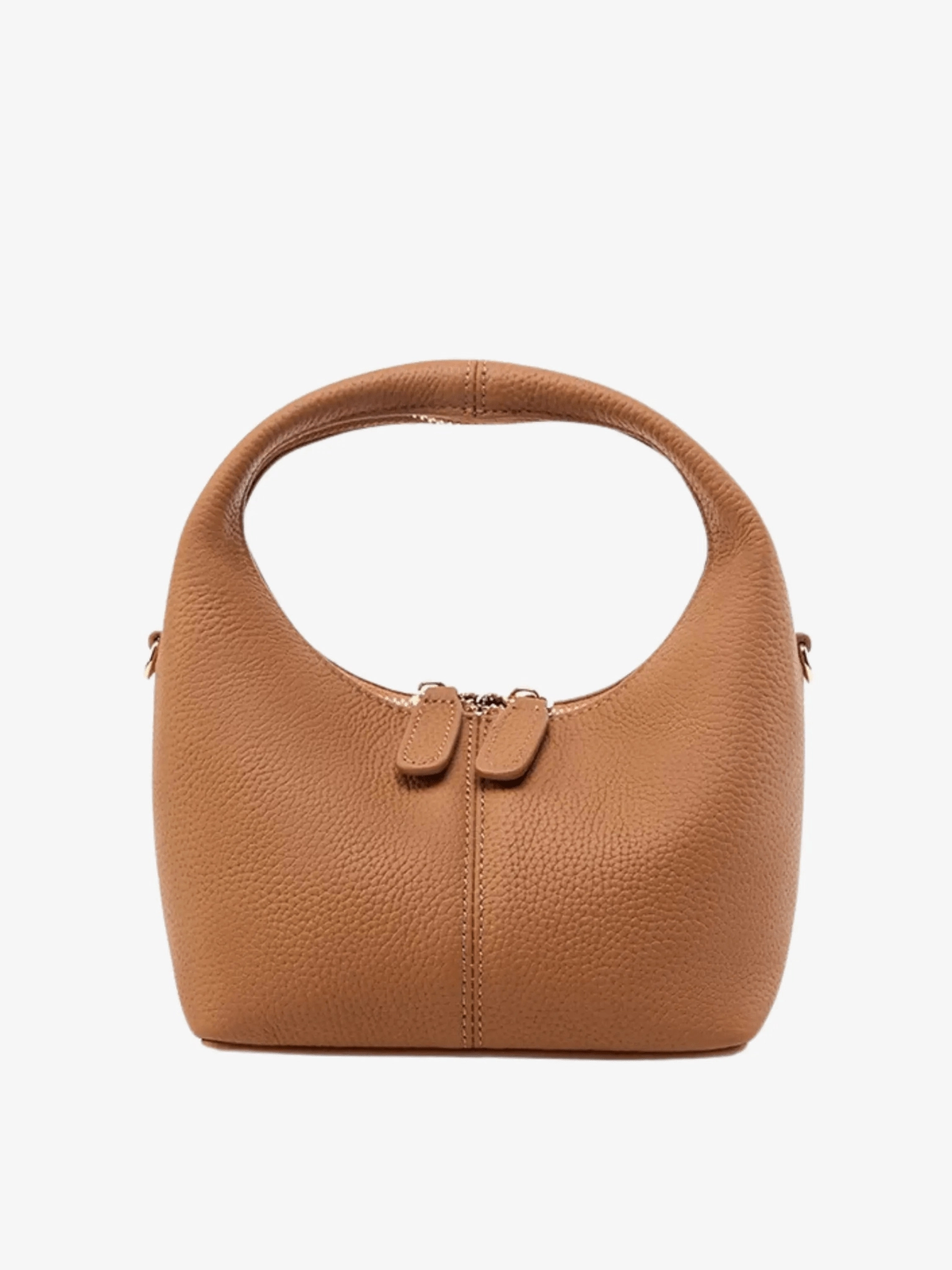 Valdira | Tan Leather Hobo Bag ?C Minimalist & Chic Functional Journey