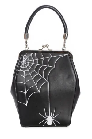 Spider Kellie Coffin Handbag in Black Urban Utility