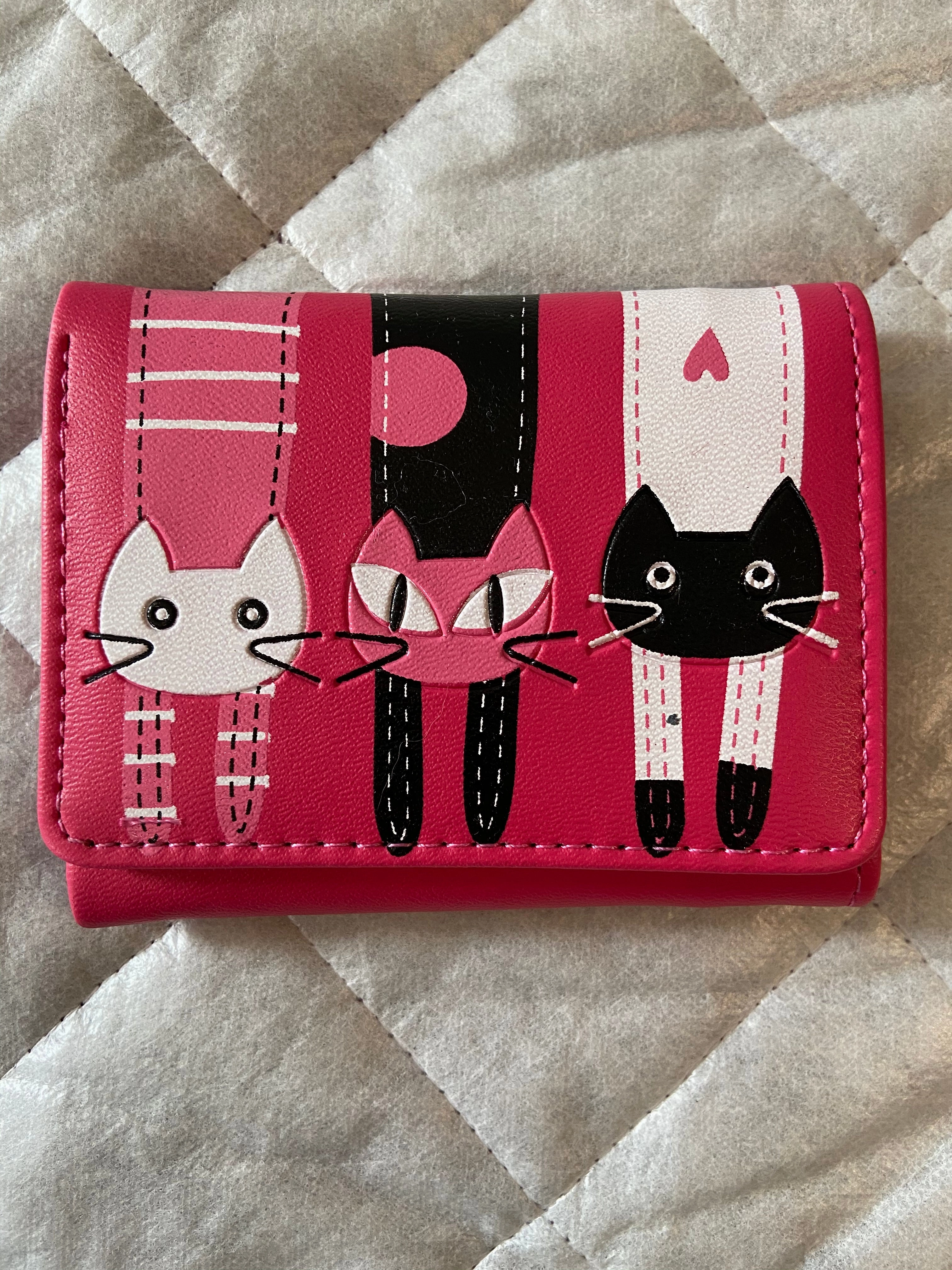 Everyday Style Wallet - Stretching Kitties - Small