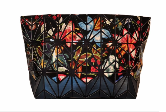 College Life Patrizia Luca Printed Two Tone Geo Clutch Style 0H03L2P