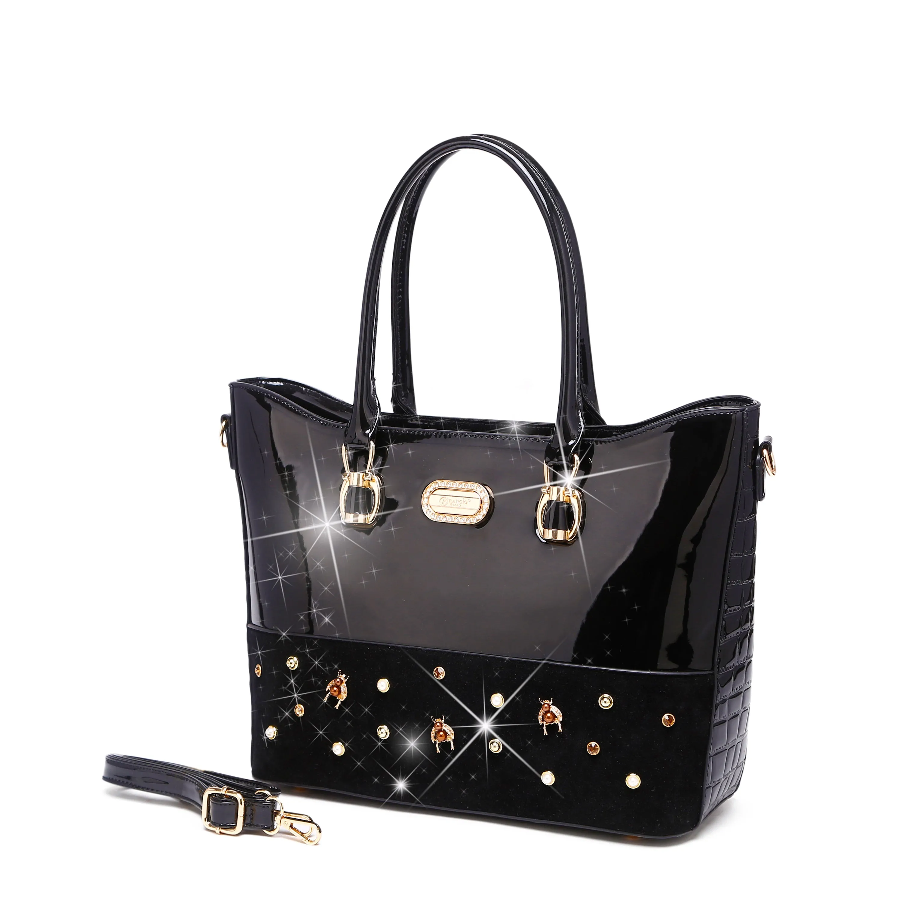 Brangio Ruby Charm Tote Elegant Grey Refined Vision