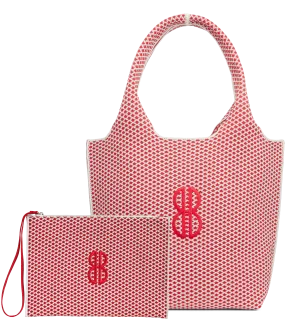 Shopping Travel Sutton City Tote - Red Diamond - Medium