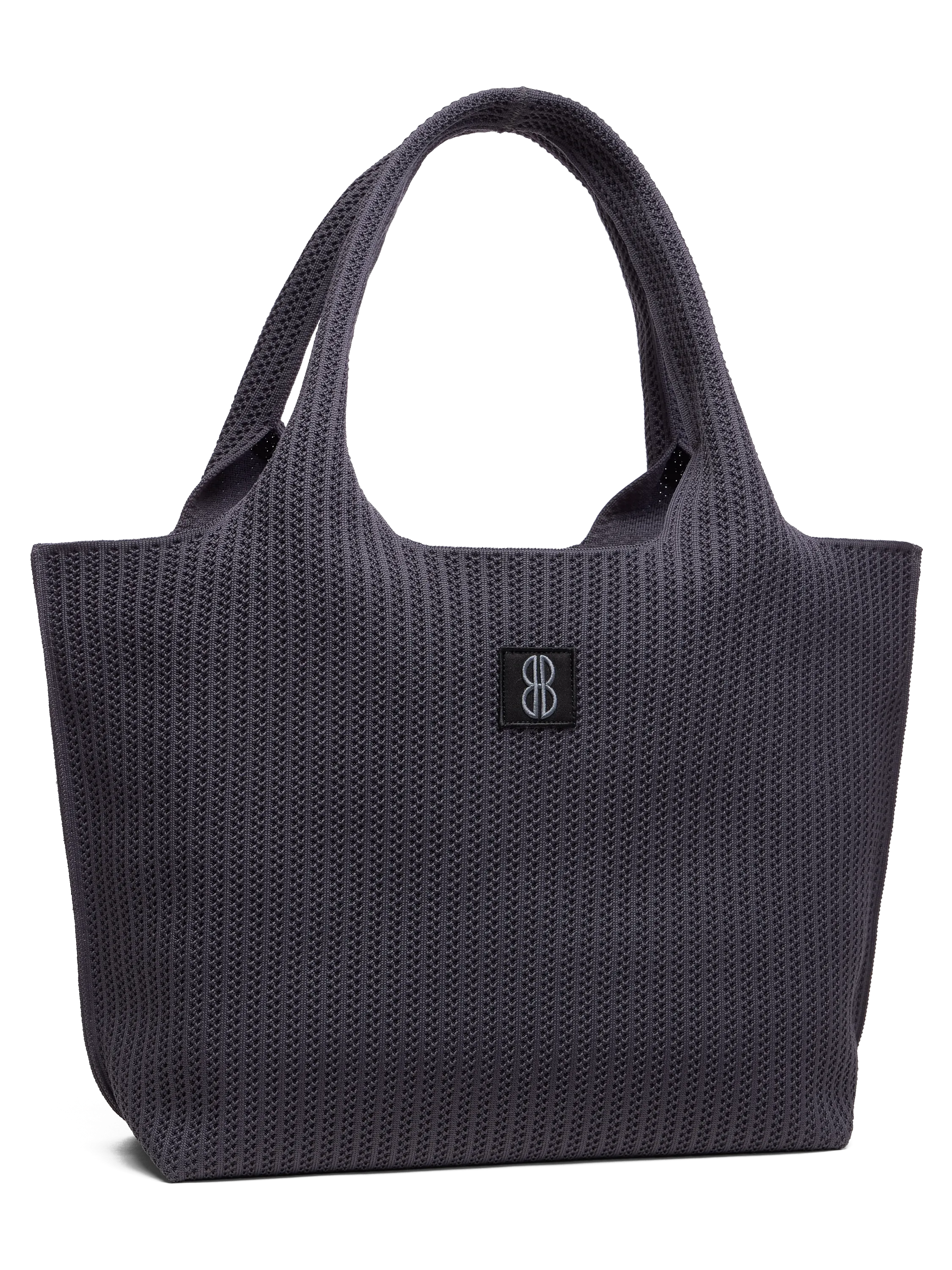 large - Charcoal Stripe tote with pouch Office Explorer Eco Function