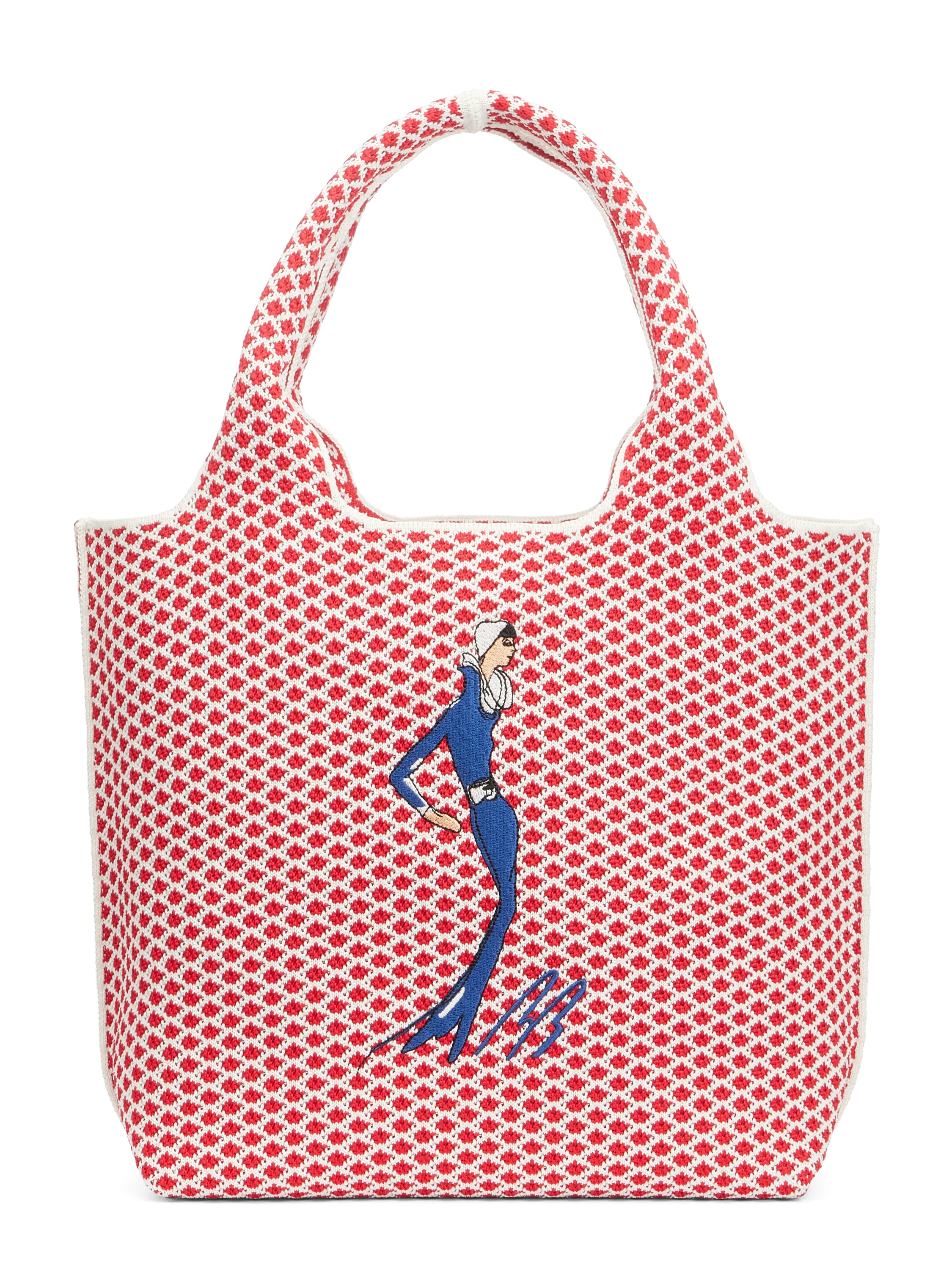 college student Sutton City Tote - Red Diamond - Small
