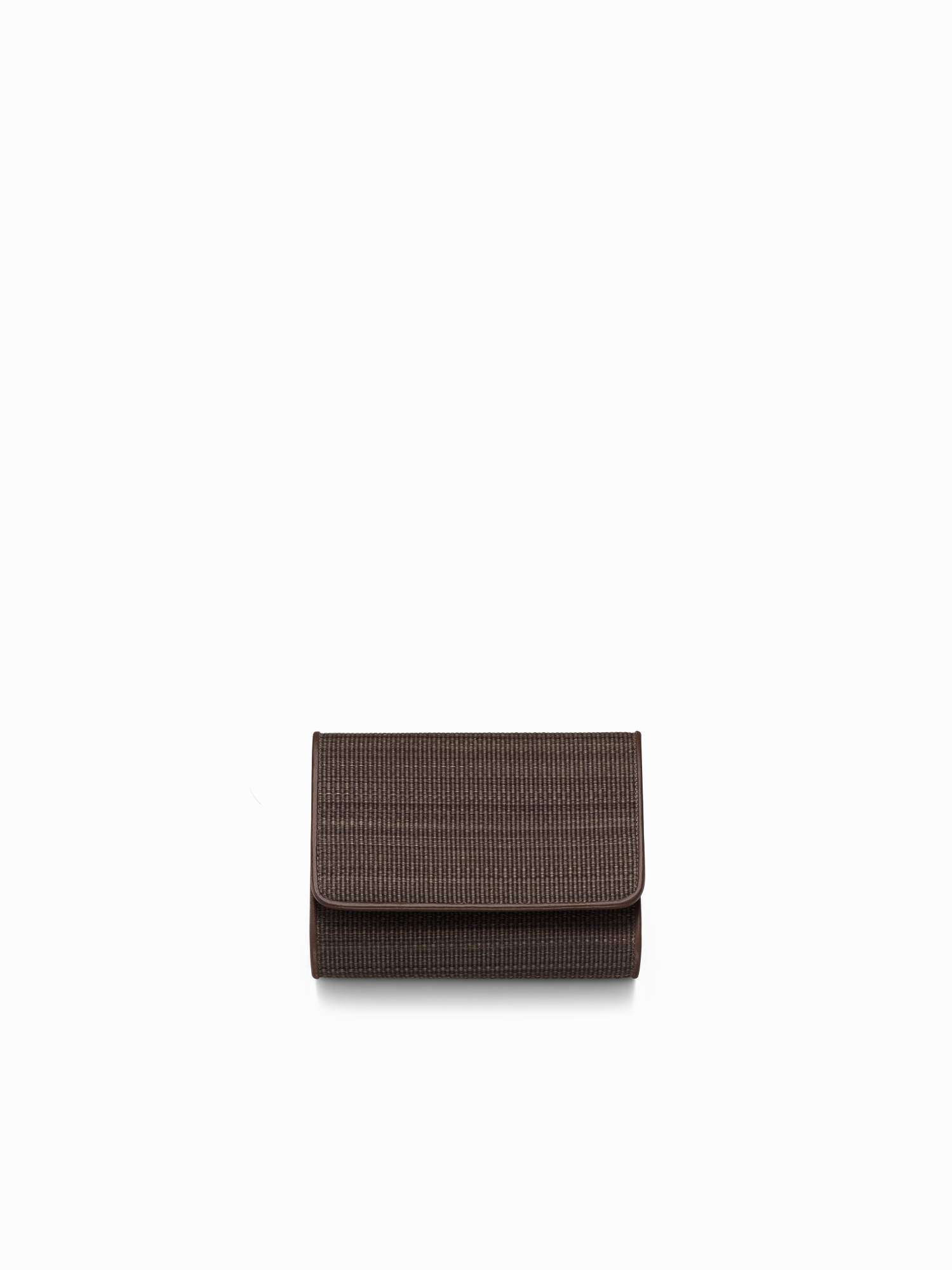 Trend Style Tri-Fold Wallet in Horsehair Fabric
