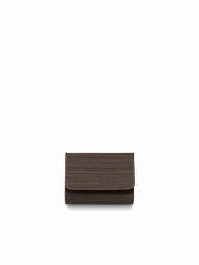 Trend Style Tri-Fold Wallet in Horsehair Fabric