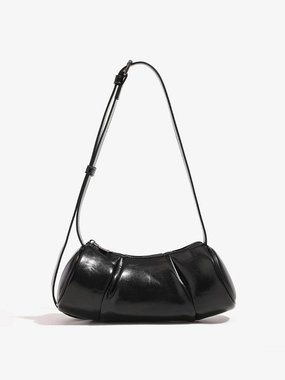 Evie | Pleated Leather Shoulder Bag ?C Chic & Timeless Trendy Outline Luxury Appeal