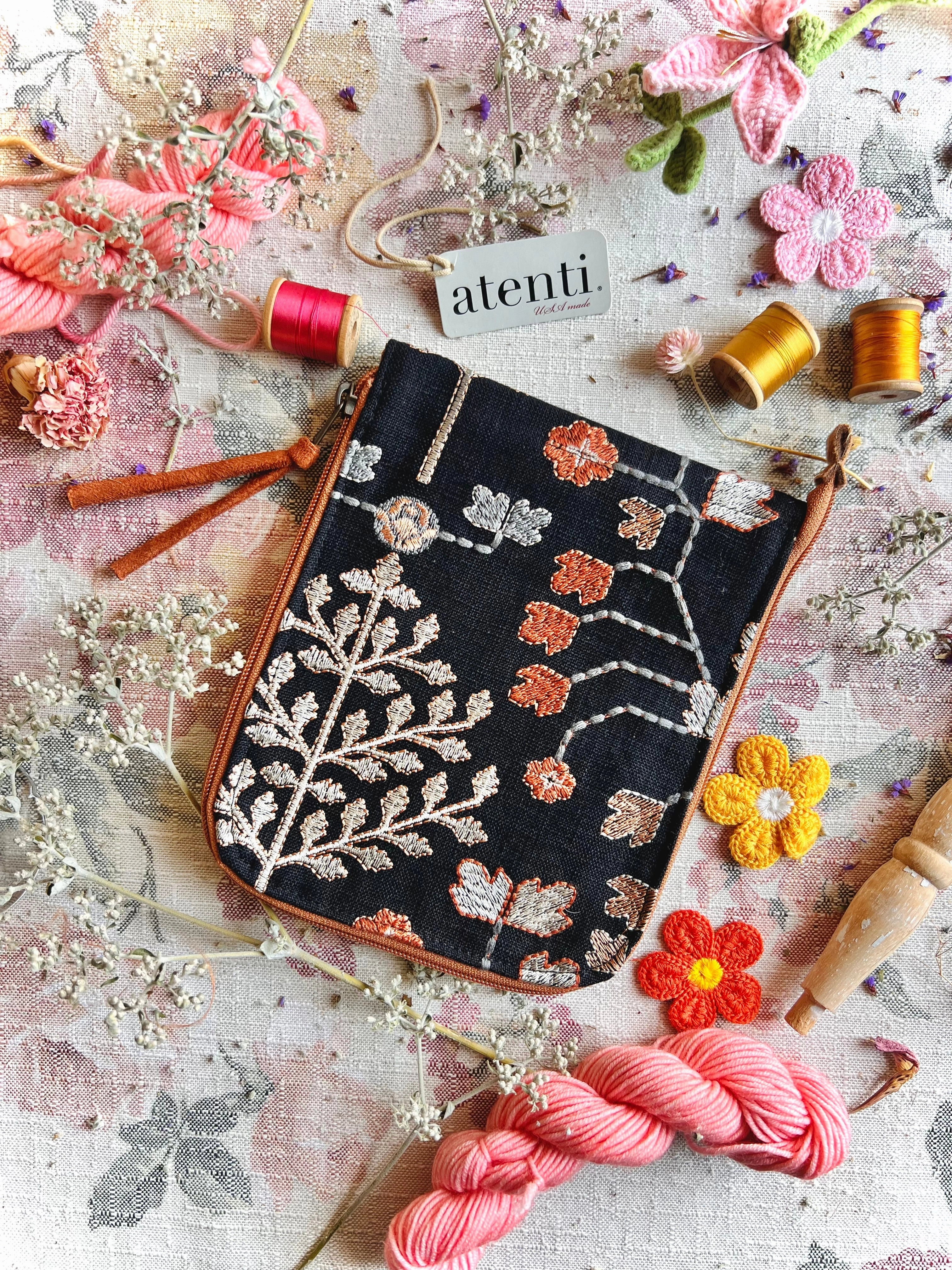 Oversized Tote Twinkle Circular Needle Case