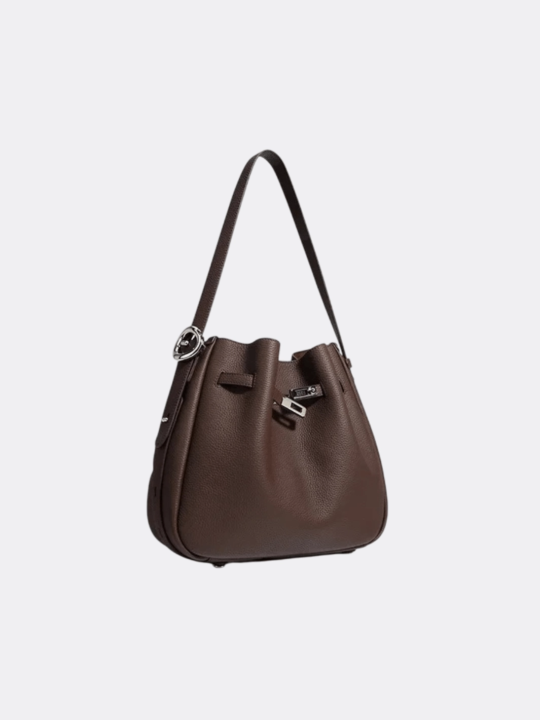 Luxury Leather Bucket Bag for Women ?C Sleek Structured Design Effortless Chic