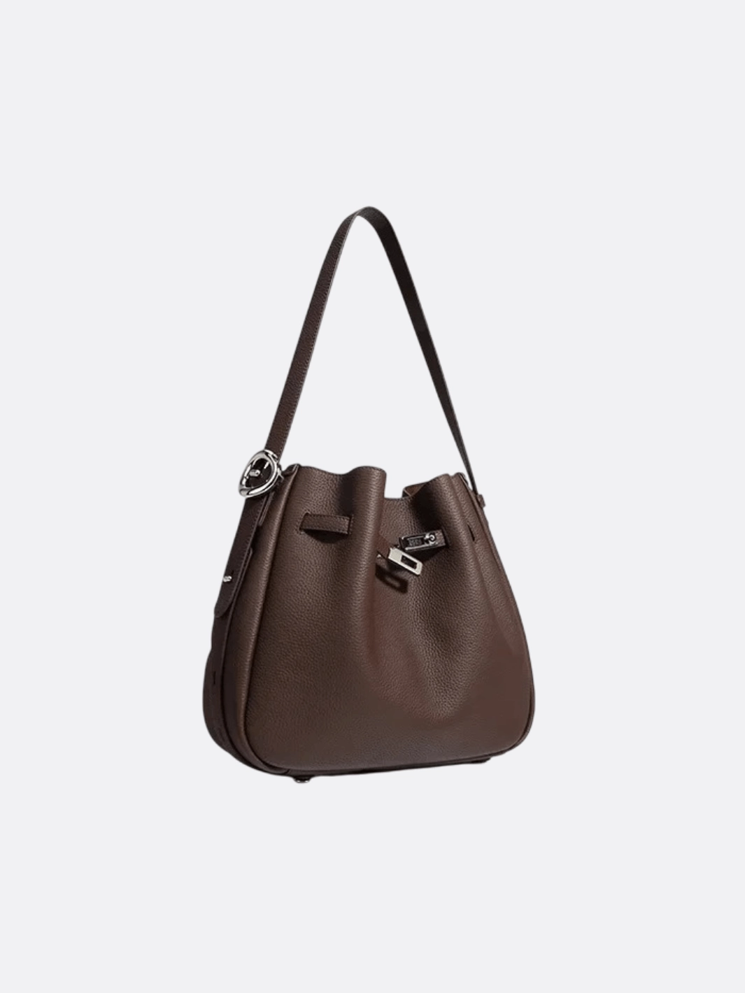 Classic Element Classic Weekend Luxury Leather Bucket Bag for Women ?C Sleek Structured Design