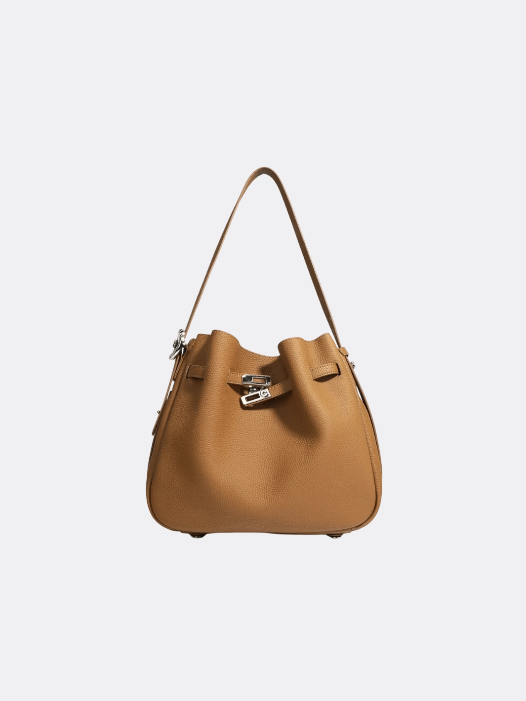 Luxury Leather Bucket Bag for Women ?C Sleek Structured Design Soft Texture