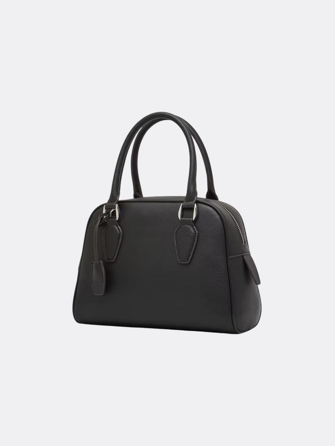 Classic Structured Handbag ?C Taupe Leather-Look Top Handle Satchel Quality craftsmanship Elegant Edge