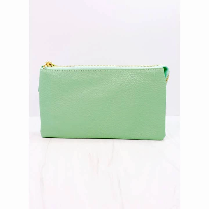 Lightweight Function Street Lifestyle Liz Crossbody Bag in Mint