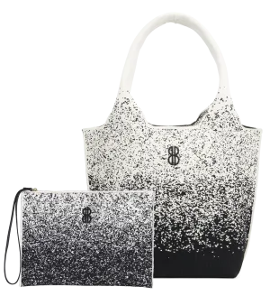 Daily Journey Sutton City Tote - Black Sprinkle - Medium