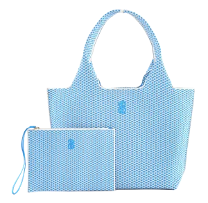Sutton City Tote - Blue Diamond - Large Chic Minimalism