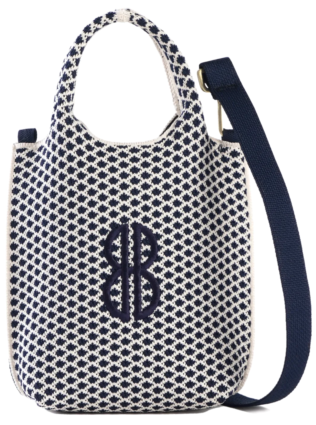 Sutton City Tote - Navy Diamond - Mini Daily Carry
