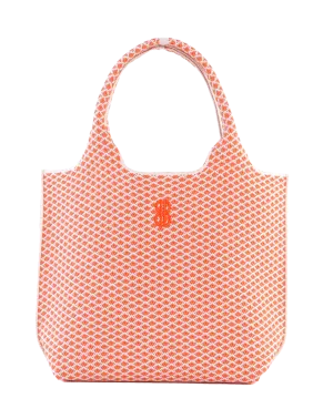 Modern Day Sutton City Tote - Orange Diamond - Small
